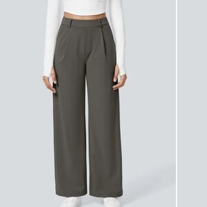 HALARA GREY Wide-Leg Pants